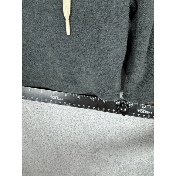 Outerknown Terry Towel Sweat Shorts Men's XL Black Cotton Hemp Blend - Picture 7 of 9